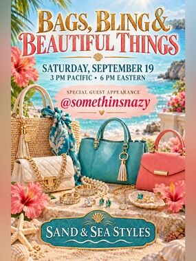 BAGS BLING BEAUTIFUL THINGS @sand_sea_styles